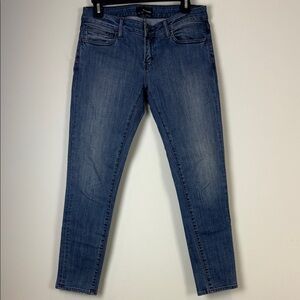 The Kooples  Blue Skinny Jeans Short Fit Size 28